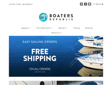 Tablet Screenshot of boatersrepublic.com
